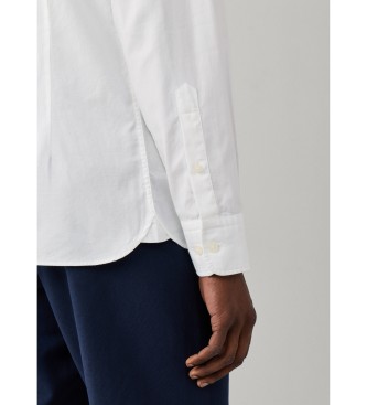 Hackett London Camicia Essential Dyed bianco