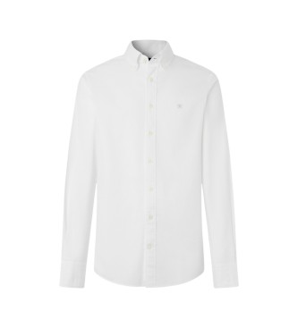 Hackett London Camicia Essential Dyed bianco