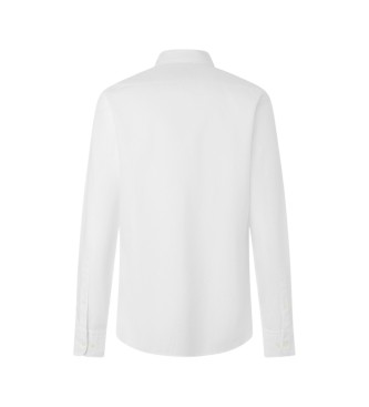 Hackett London Camicia Essential Dyed bianco
