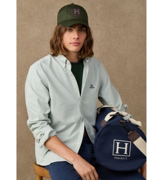 Hackett London camisa oxford lisa fit clásico verde