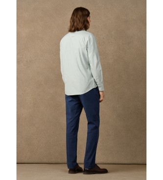 Hackett London camisa oxford lisa fit clásico verde