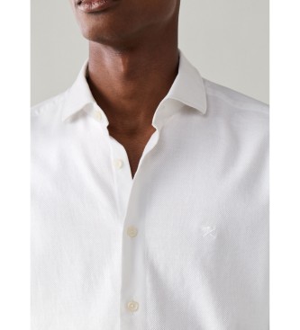 Hackett London Camisa Gmd Giro Inglese blanco