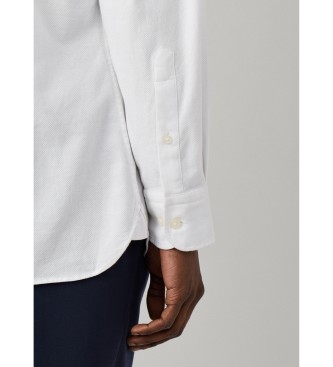 Hackett London Camisa Gmd Giro Inglese blanco