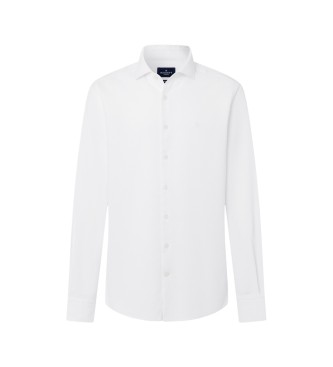 Hackett London Camisa Gmd Giro Inglese blanco
