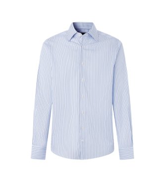 Hackett London Camicia Trio Stripe blu