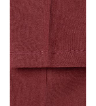 Hackett London Camiseta H Back Logo burdeos
