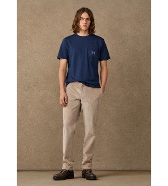 Hackett London Maglietta H Pocket blu marino