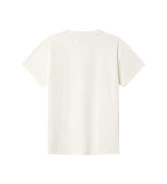 Hackett London Camiseta H Pocket gebrochenes Weiß