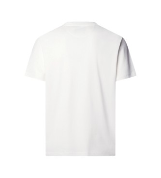 Hackett London T-shirt color bianco sporco con tasca H