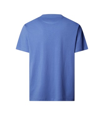 Hackett London T-shirt blu con piccolo logo H