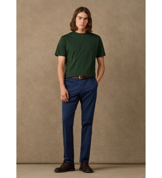 Hackett London T-shirt con piccolo logo verde H