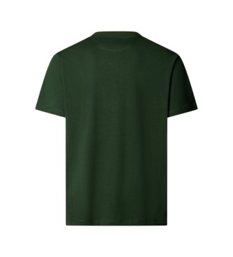 Hackett London T-shirt con piccolo logo verde H