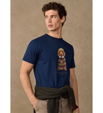Hackett London Maglietta Harry blu marino