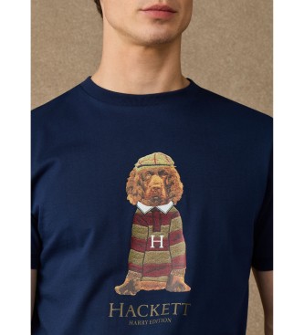 Hackett London Maglietta Harry blu marino