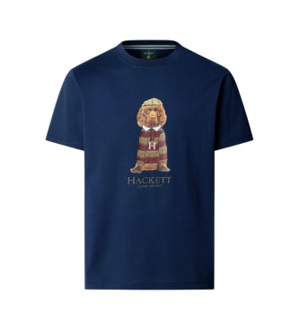 Hackett London Maglietta Harry blu marino