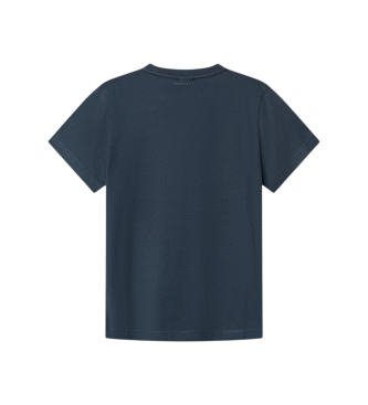 Hackett London Maglietta Hs Club Emboss blu marino