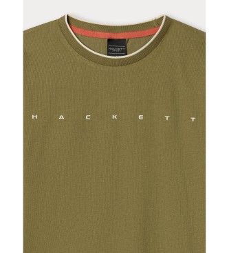 Hackett London Camiseta Hs Essential grün
