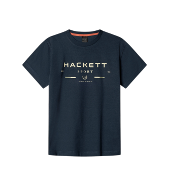 Hackett London Maglietta Hs Legacy blu marino