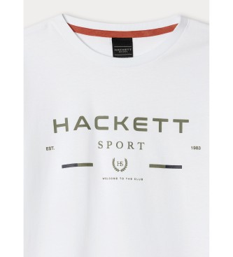 Hackett London T-shirt bianca Hs Legacy