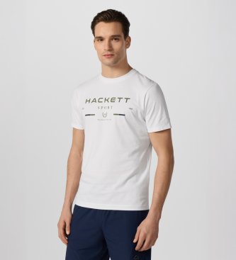 Hackett London Koszulka Hs Legacy biała