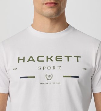 Hackett London Koszulka Hs Legacy biała