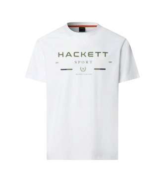 Hackett London Koszulka Hs Legacy biała