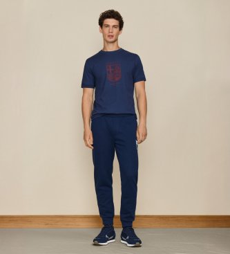 Hackett London Navy blue Lrc Shield t-shirt