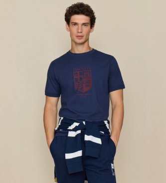 Hackett London Navy blue Lrc Shield t-shirt