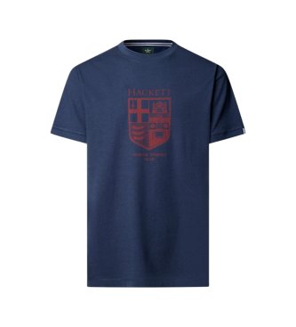 Hackett London Navy blue Lrc Shield t-shirt