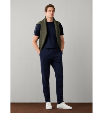 Hackett London Polo Pique blu marino