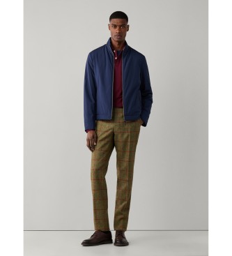 Hackett London Navy blue bomber jacket