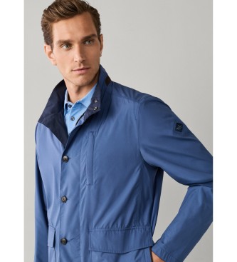 Hackett London Blå vendbar jakke