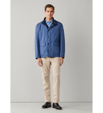 Hackett London Blå vendbar jakke
