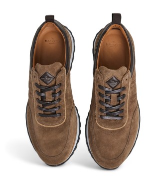 Hackett London Chad Active bruin leren sportschoenen