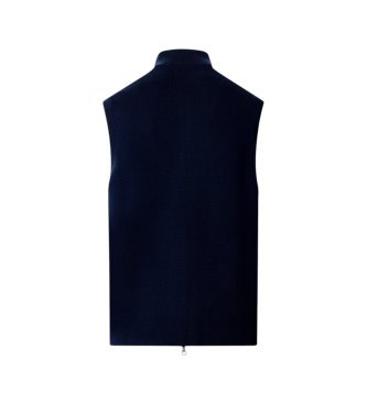 Hackett London Colete de malha Milano azul-marinho