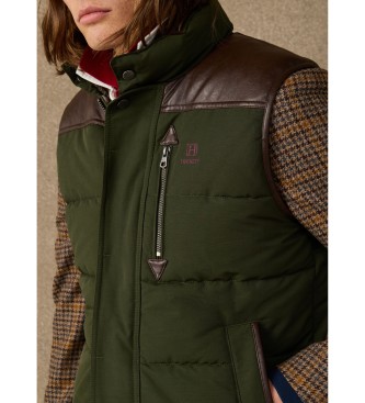 Hackett London Chaleco Country verde
