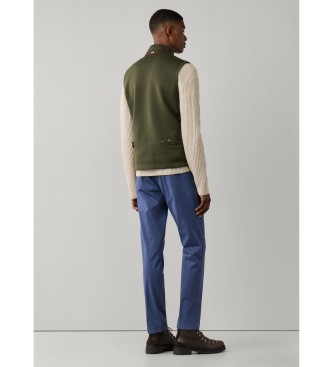 Hackett London Chaleco Windsor verde