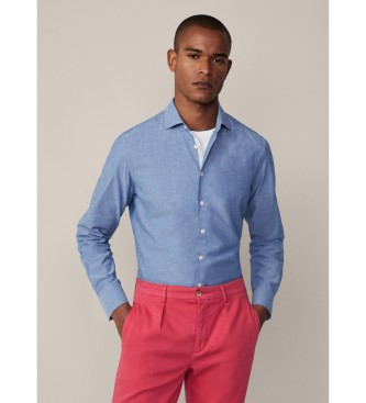 Hackett London Niebieska koszula chambray