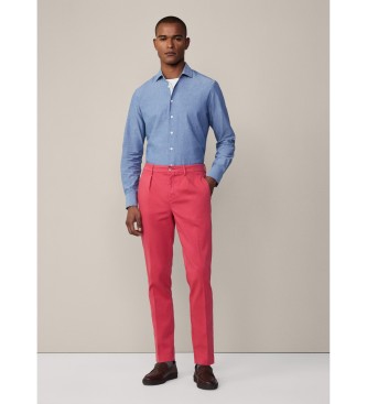 Hackett London Niebieska koszula chambray