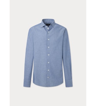 Hackett London Niebieska koszula chambray