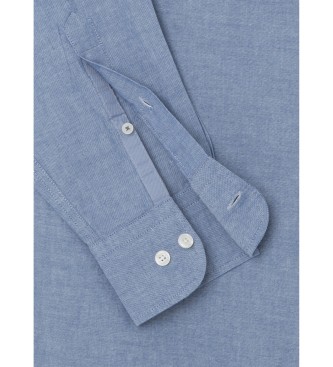 Hackett London Niebieska koszula chambray