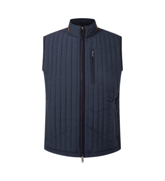 Hackett London Gilet del canale blu scuro 