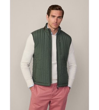 Hackett London Gilet a canale verde