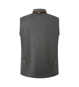 Hackett London Channel Vest green