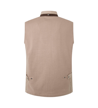 Hackett London Vesten Channel beige