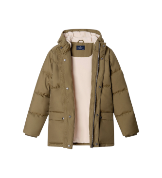 Hackett London Casaco Arctic Puffa verde-oliva