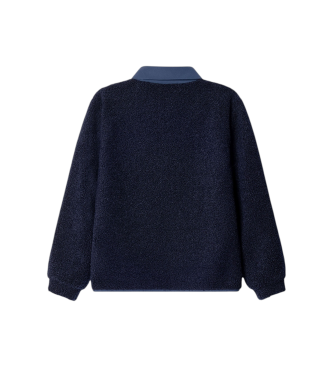 Hackett London Casaco Borg azul-marinho