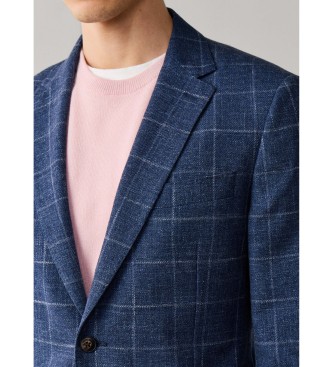 Hackett London Jacka Cott Mel blå