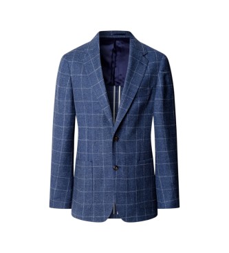 Hackett London Jacka Cott Mel blå