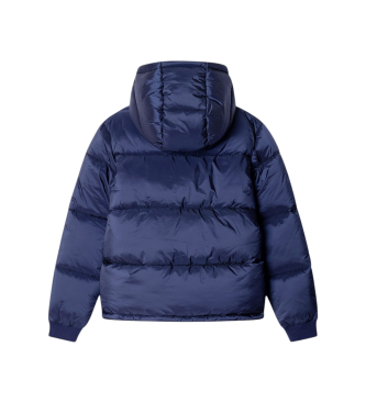 Hackett London Marinblå Essential Puffer-jacka